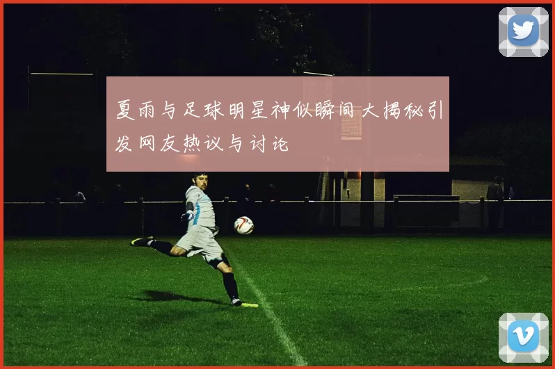 夏雨与足球明星神似瞬间大揭秘引发网友热议与讨论